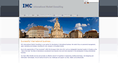 Desktop Screenshot of imc-saxony.com