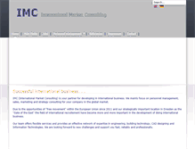 Tablet Screenshot of imc-saxony.com